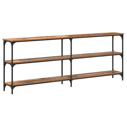 Console Table Old Wood 200 x 29 x 75 cm