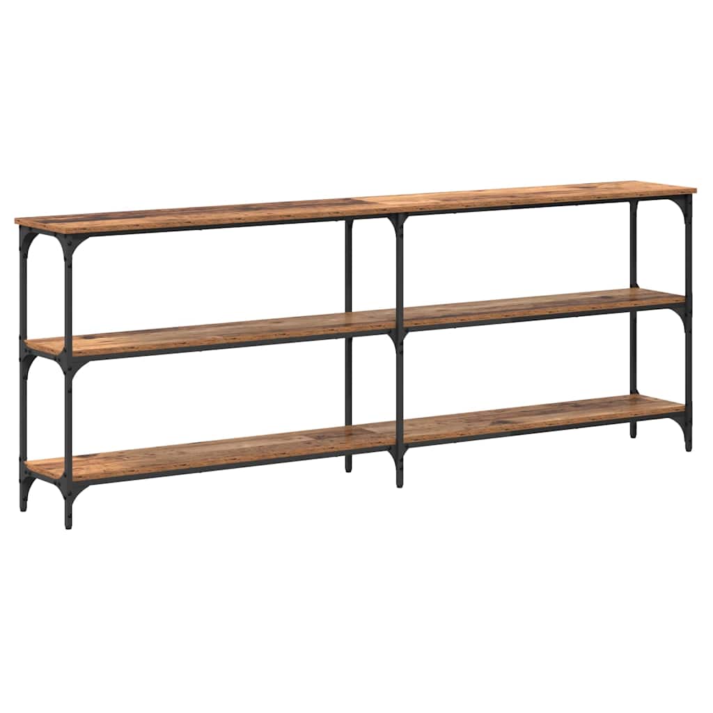 Console Table Old Wood 200 x 29 x 75 cm