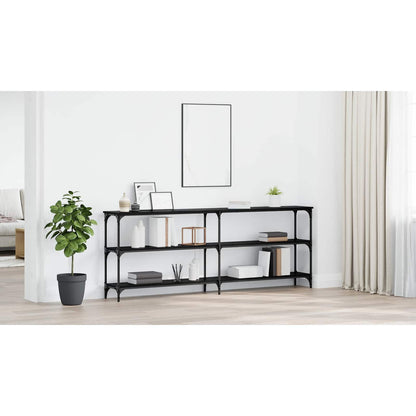 Console Table Black oak 200 x 29 x 75 cm