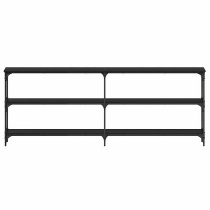 Console Table Black oak 200 x 29 x 75 cm