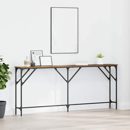 Console Table Old Wood 180 x 23 x 75 cm