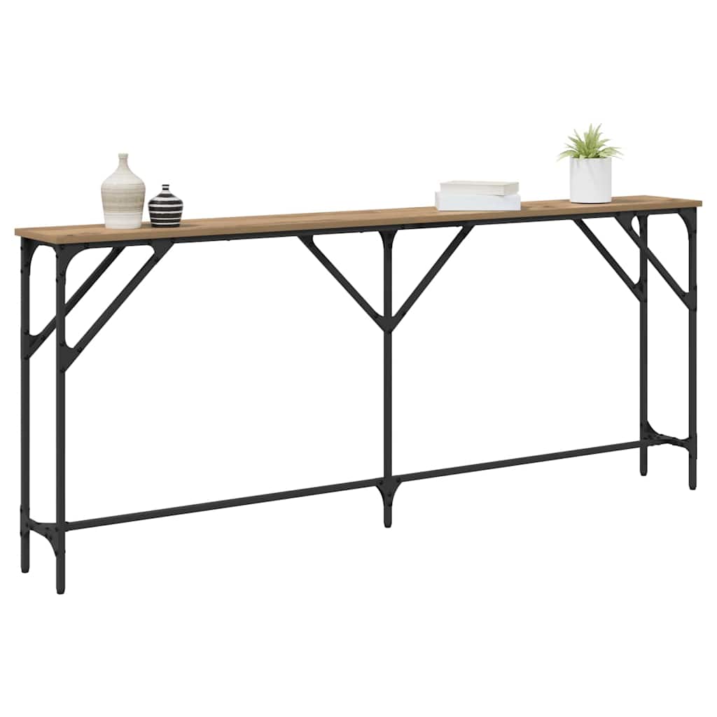 Console Table Artisan oak 180 x 23 x 75 cm