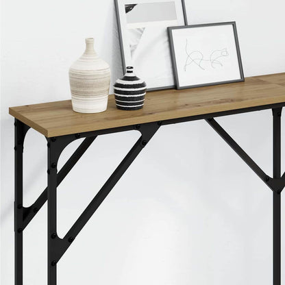 Console Table Artisan oak 140 x 23 x 75 cm