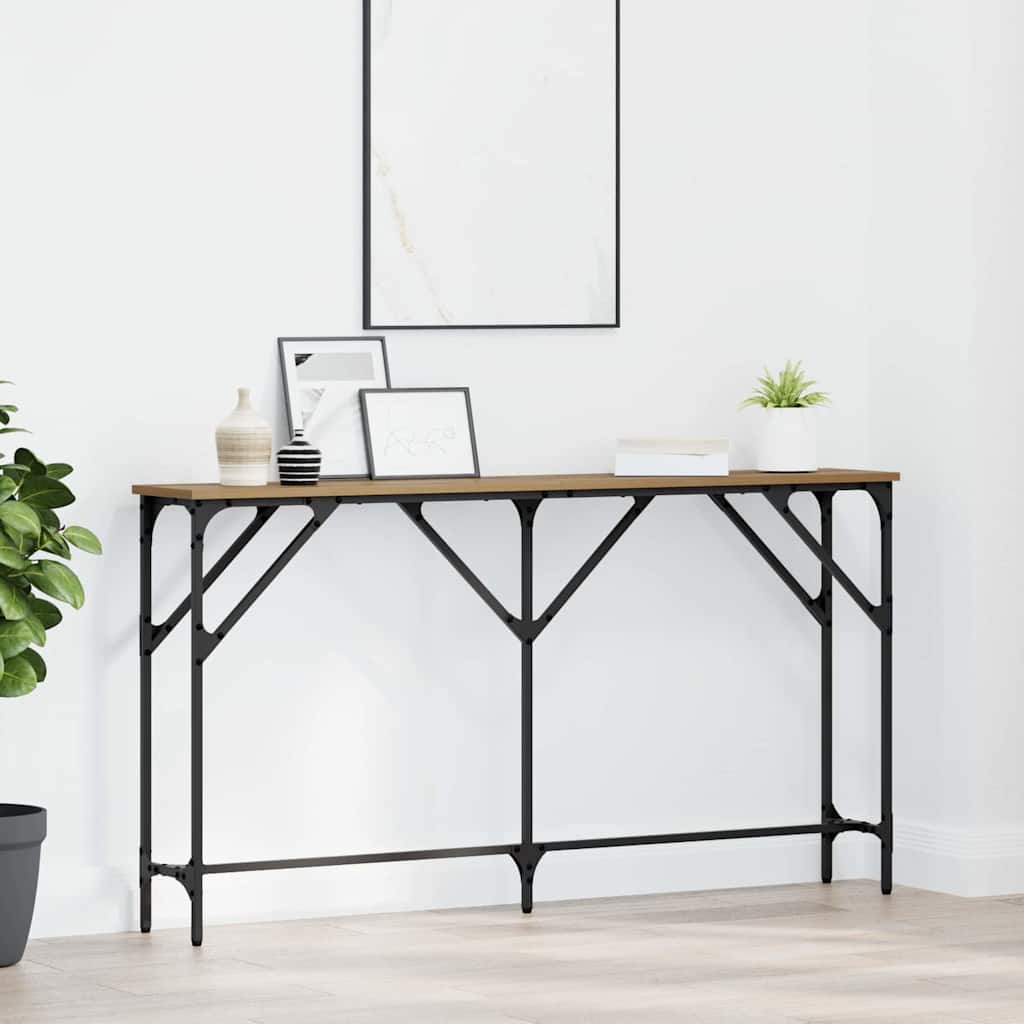 Console Table Artisan oak 140 x 23 x 75 cm