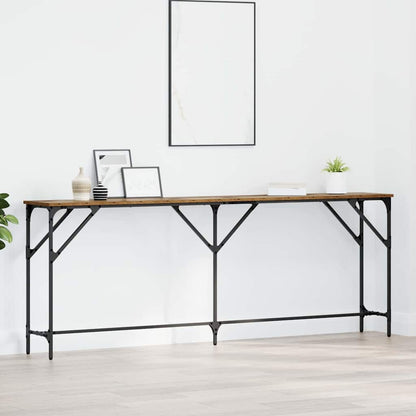 Console Table Old Wood 200 x 29 x 75 cm
