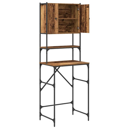 Washing Machine Cabinet Old Wood 68 x 48.5 x 194 cm