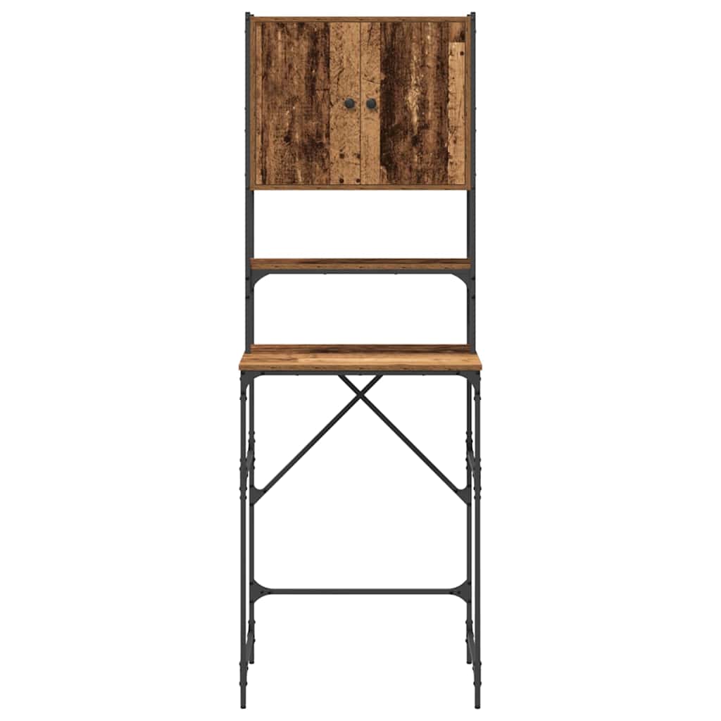 Washing Machine Cabinet Old Wood 68 x 48.5 x 194 cm