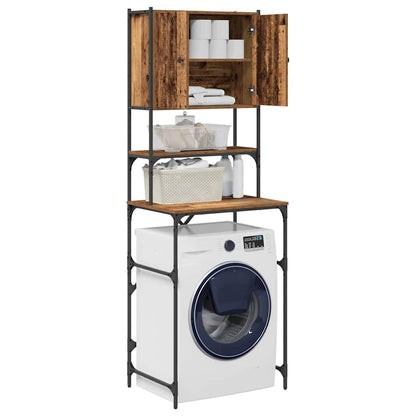 Washing Machine Cabinet Old Wood 68 x 48.5 x 194 cm