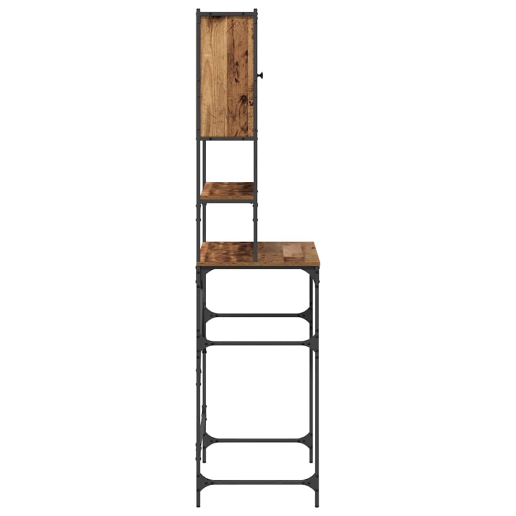 Washing Machine Cabinet Old Wood 68 x 48.5 x 194 cm