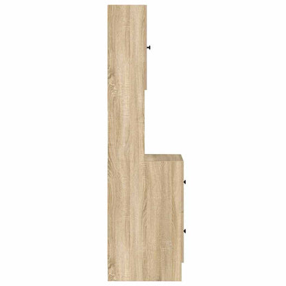 Kitchen Cabinet Beige 35 x 50 x 180 cm Engineered Wood