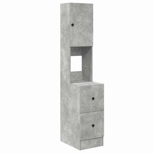 Kitchen Cabinet Grey 35 x 50 x 180 cm Engineered Wood