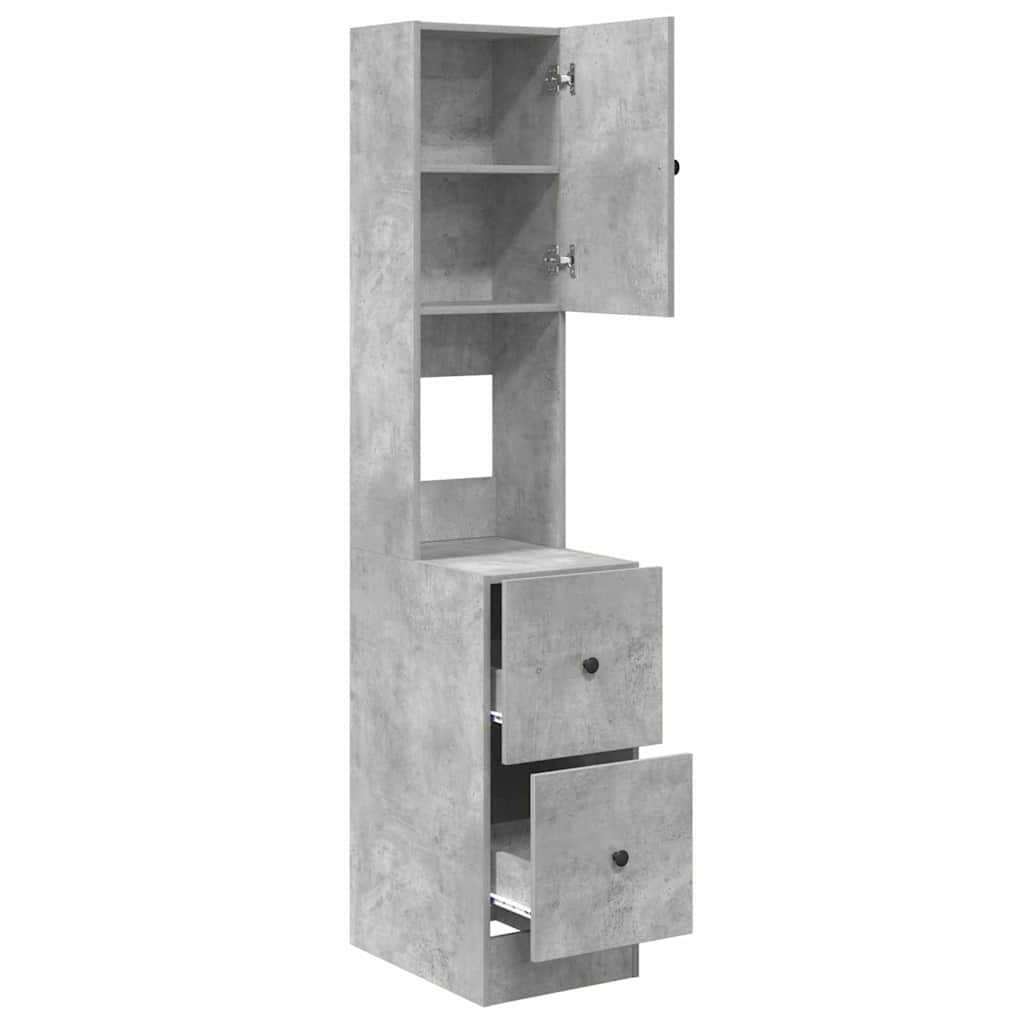 Kitchen Cabinet Grey 35 x 50 x 180 cm Engineered Wood