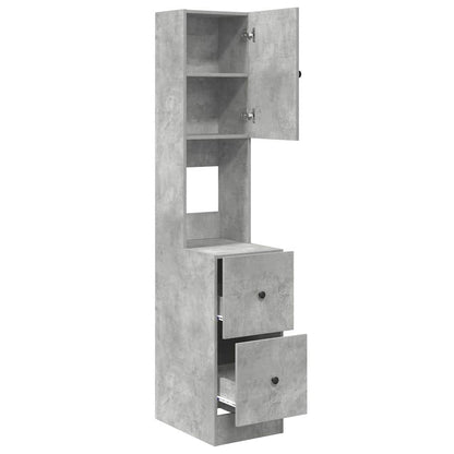 Kitchen Cabinet Grey 35 x 50 x 180 cm Engineered Wood