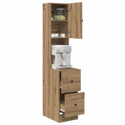 Kitchen Sideboard with Drawer Artisan Oak 32 x 50 x 180 cm