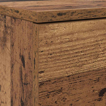 Shoe Cabinet 100.5 x 28 x 100 cm Engineered Wood Old Wood