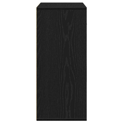 Sideboard Black Oak 60 x 31 x 70 cm Engineered Wood
