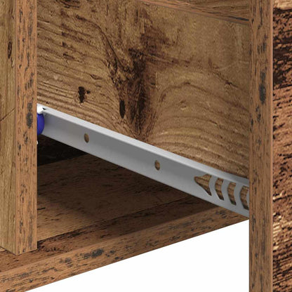 Sideboard with Drawer Old Wood 60 x 31 x 70 cm Engineered Wood