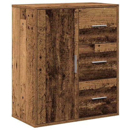 Sideboard with Drawer Old Wood 60 x 31 x 70 cm Engineered Wood