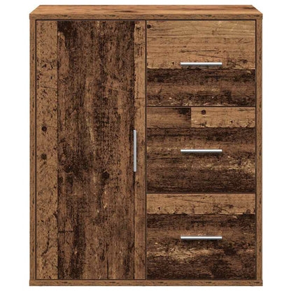 Sideboard with Drawer Old Wood 60 x 31 x 70 cm Engineered Wood