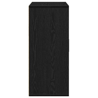 Sideboard Black Oak 60 x 31 x 70 cm Engineered Wood