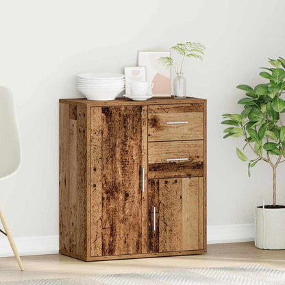 Sideboard with Drawer Old Wood 60 x 31 x 70 cm Engineered Wood