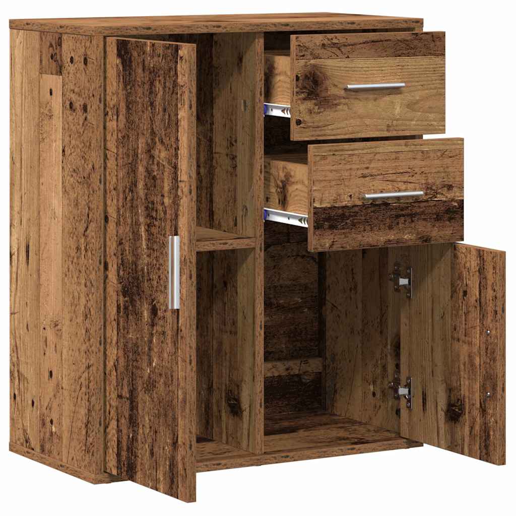 Sideboard with Drawer Old Wood 60 x 31 x 70 cm Engineered Wood