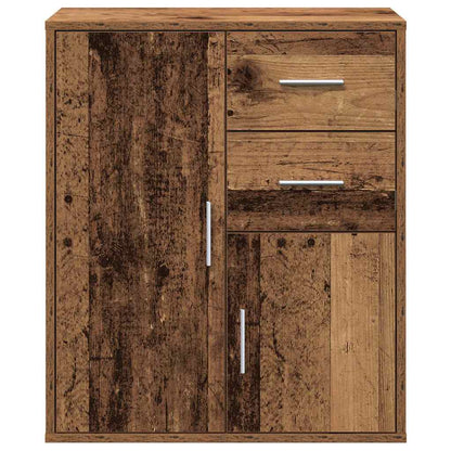 Sideboard with Drawer Old Wood 60 x 31 x 70 cm Engineered Wood