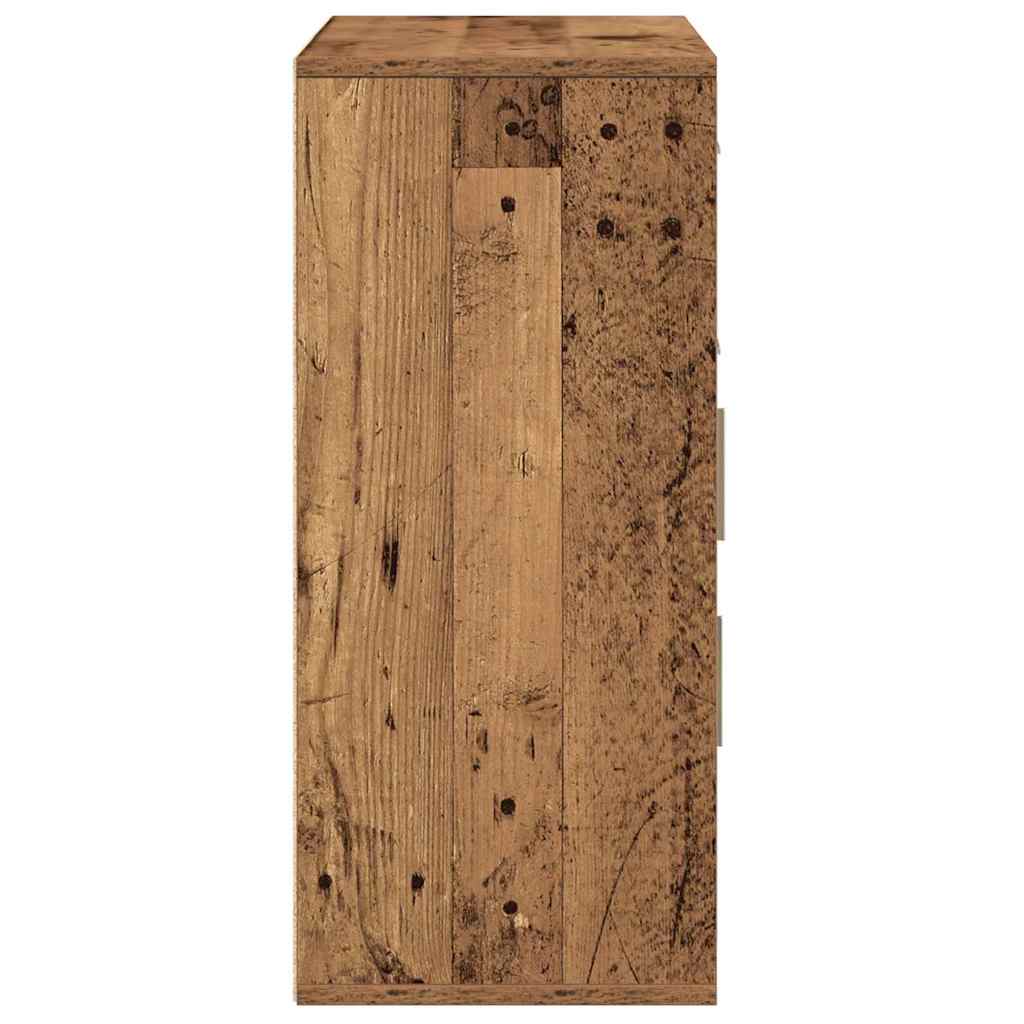 Sideboard with Drawer Old Wood 60 x 31 x 70 cm Engineered Wood