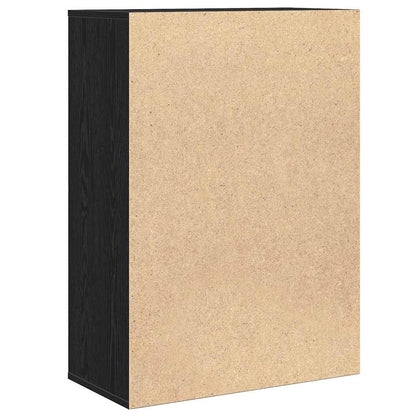 Sideboard Black Oak 60 x 30 x 84 cm Engineered Wood