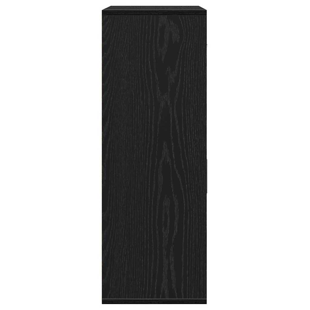 Sideboard Black Oak 60 x 30 x 84 cm Engineered Wood