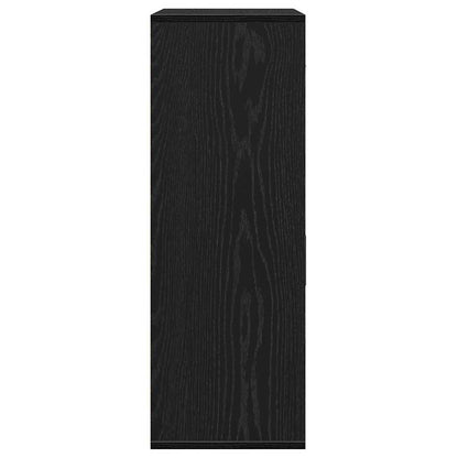 Sideboard Black Oak 60 x 30 x 84 cm Engineered Wood