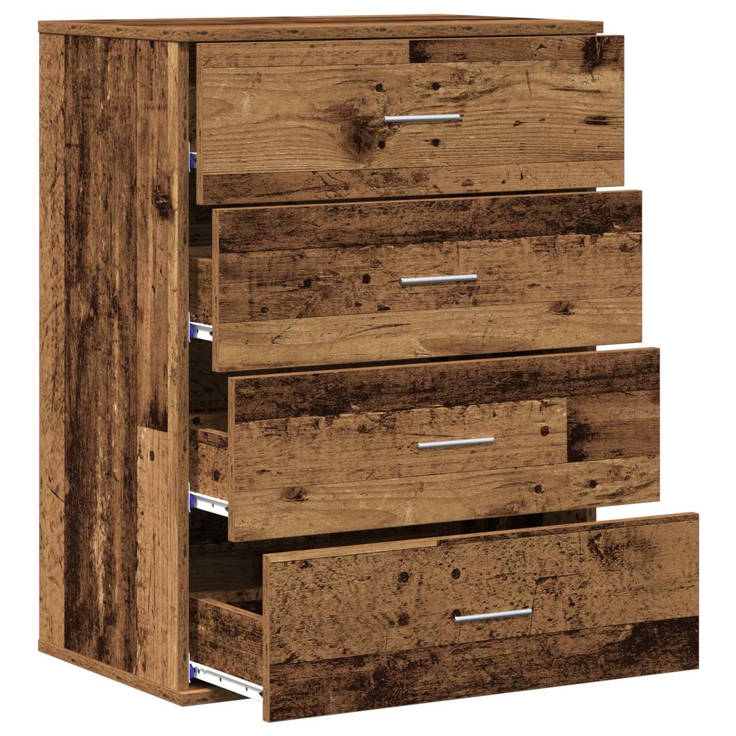Sideboard with Drawer Old Wood 60 x 39 x 80 cm Engineered Wood