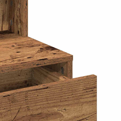 Dressing Table Old Wood 80 x 41 x 134.5 cm Engineered Wood