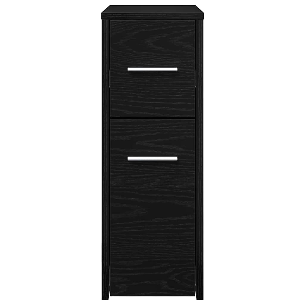 Bathroom Furniture Set Wall-mounted Black Oak 22 x 44 x 61.5 cm