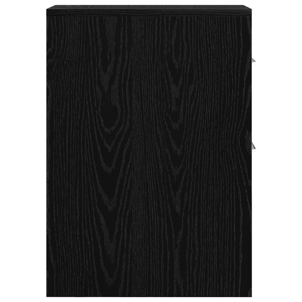 Bathroom Furniture Set Wall-mounted Black Oak 22 x 44 x 61.5 cm