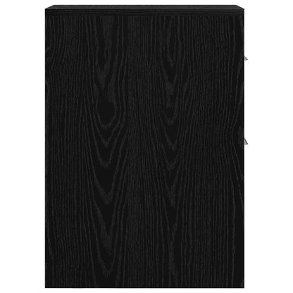 Bathroom Furniture Set Wall-mounted Black Oak 22 x 44 x 61.5 cm