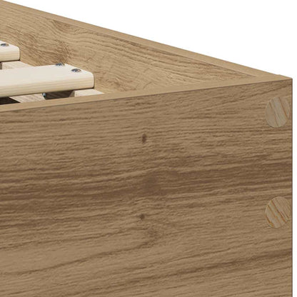 Bed Frame Artisan Oak 75 x 190 cm Engineered Wood