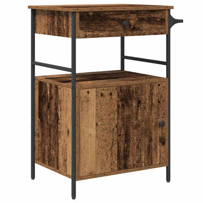 Kitchen Trolley Old Wood 56 x 43 x 89.5 cm Engineered Wood
