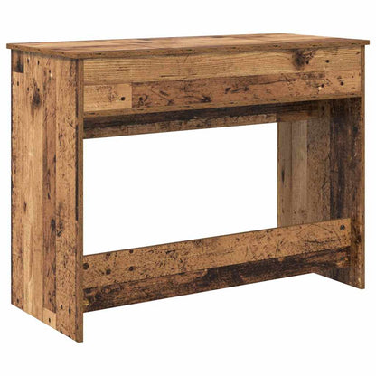 Cosmetic Table with Drawer with Mirror Old Wood 100 x 45 x76 cm