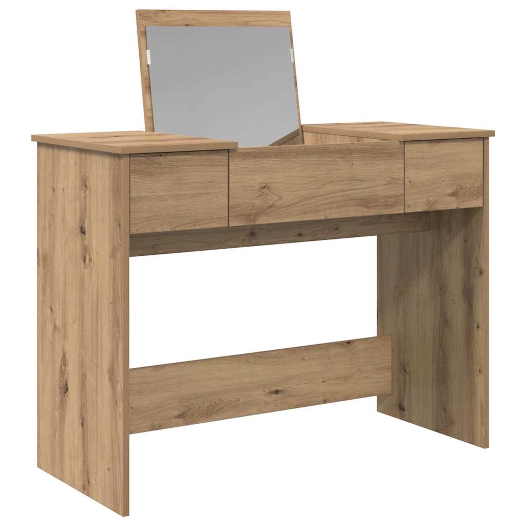 Cosmetic Table with Drawer Artisan Oak 100 x 45 x76 cm
