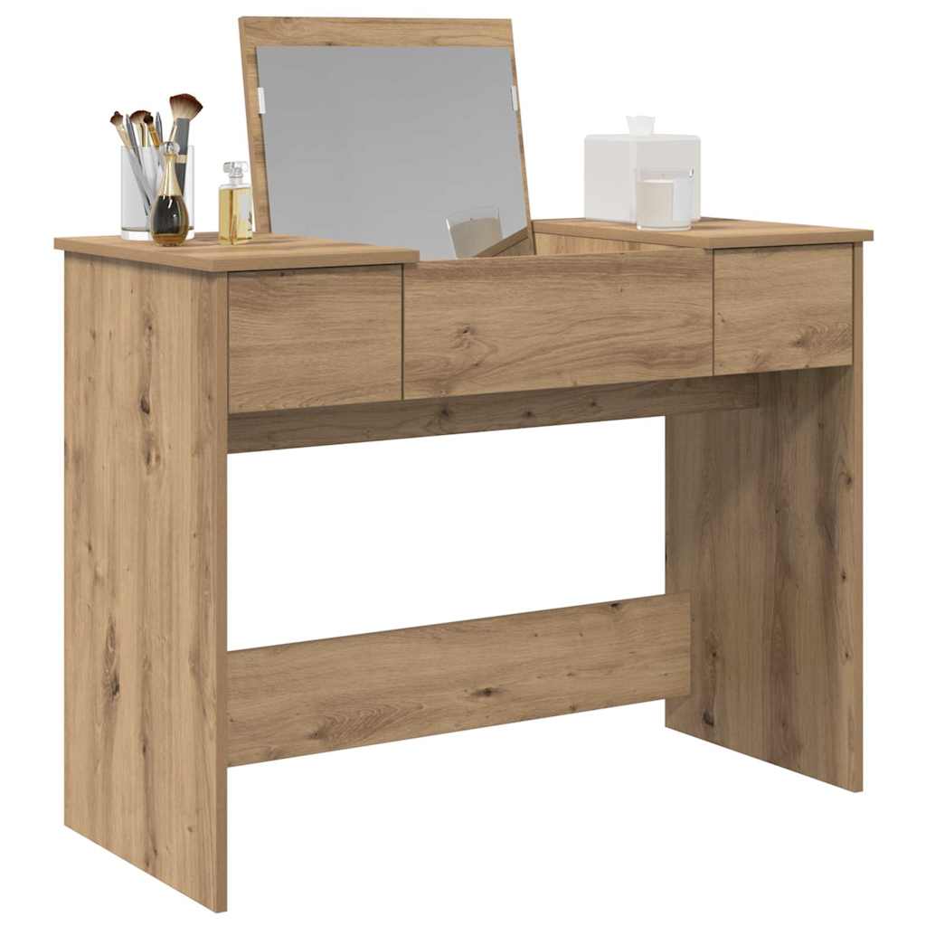 Cosmetic Table with Drawer Artisan Oak 100 x 45 x76 cm