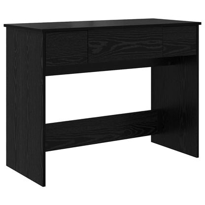 Cosmetic Table with Drawer Black Oak 100 x 45 x76 cm