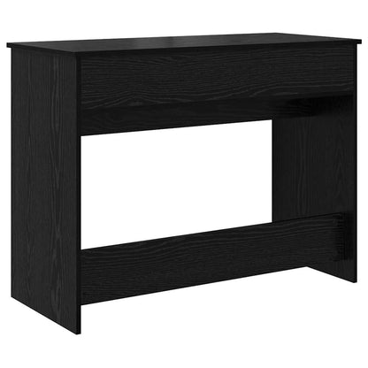 Cosmetic Table with Drawer Black Oak 100 x 45 x76 cm