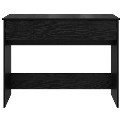 Cosmetic Table with Drawer Black Oak 100 x 45 x76 cm