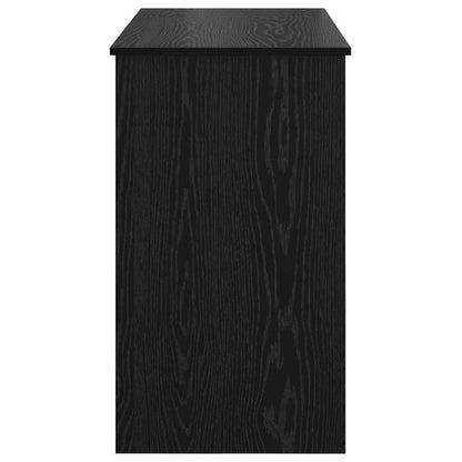 Cosmetic Table with Drawer Black Oak 100 x 45 x76 cm