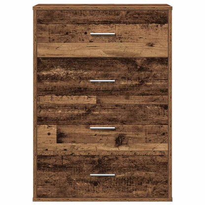 Sideboard with Drawer Old Wood 60 x 31 x 84 cm Engineered Wood
