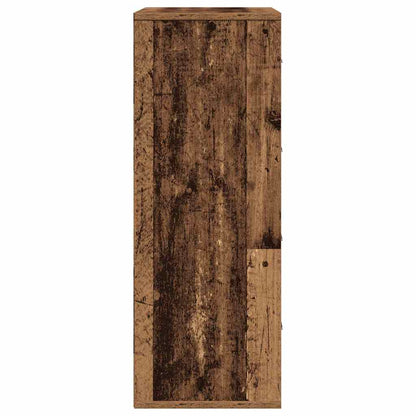 Sideboard with Drawer Old Wood 60 x 31 x 84 cm Engineered Wood