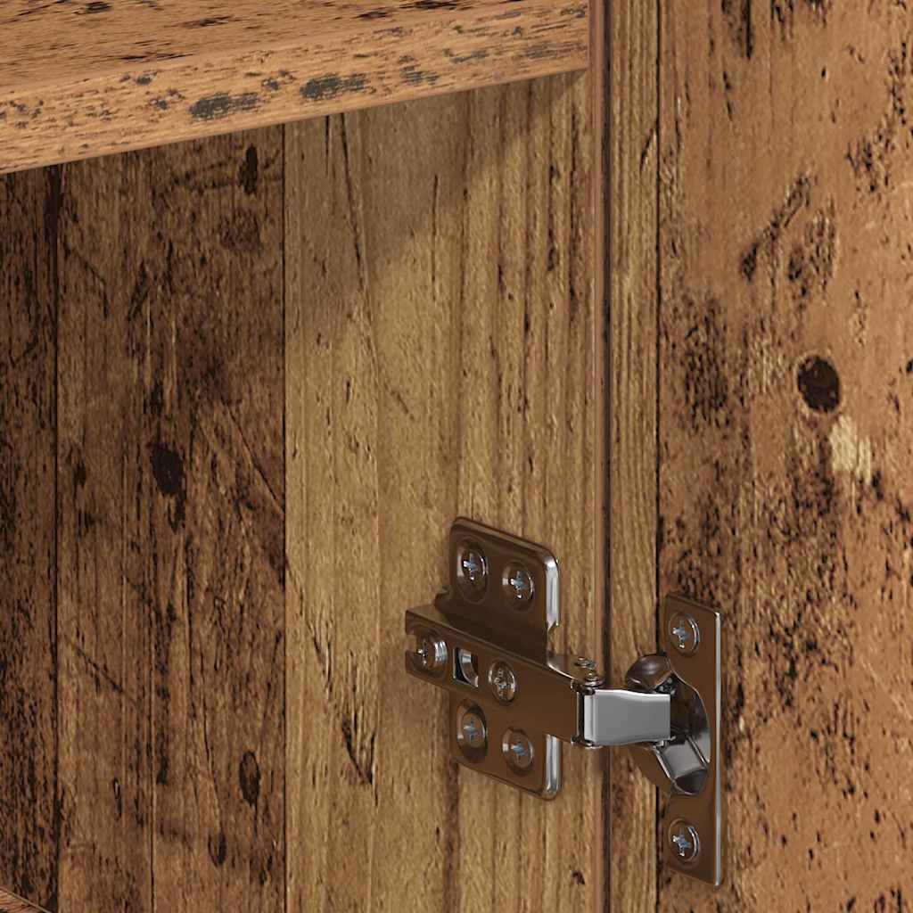 Sideboard with Drawer Old Wood 78 x 38 x 80 cm Engineered Wood