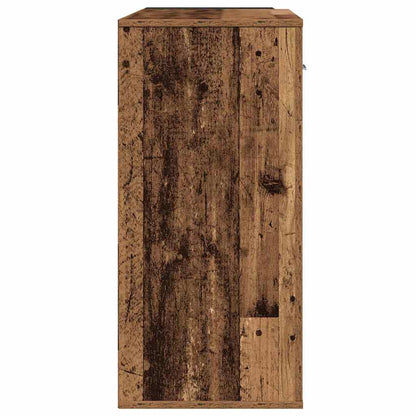 Sideboard with Drawer Old Wood 78 x 38 x 80 cm Engineered Wood