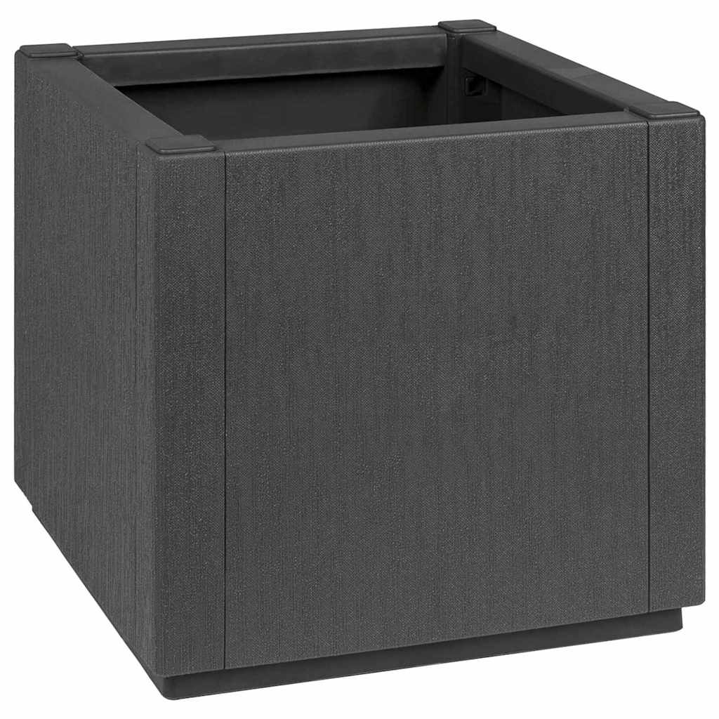 Flower Box Dark Grey 36 x 36 x 35 cm Plastic